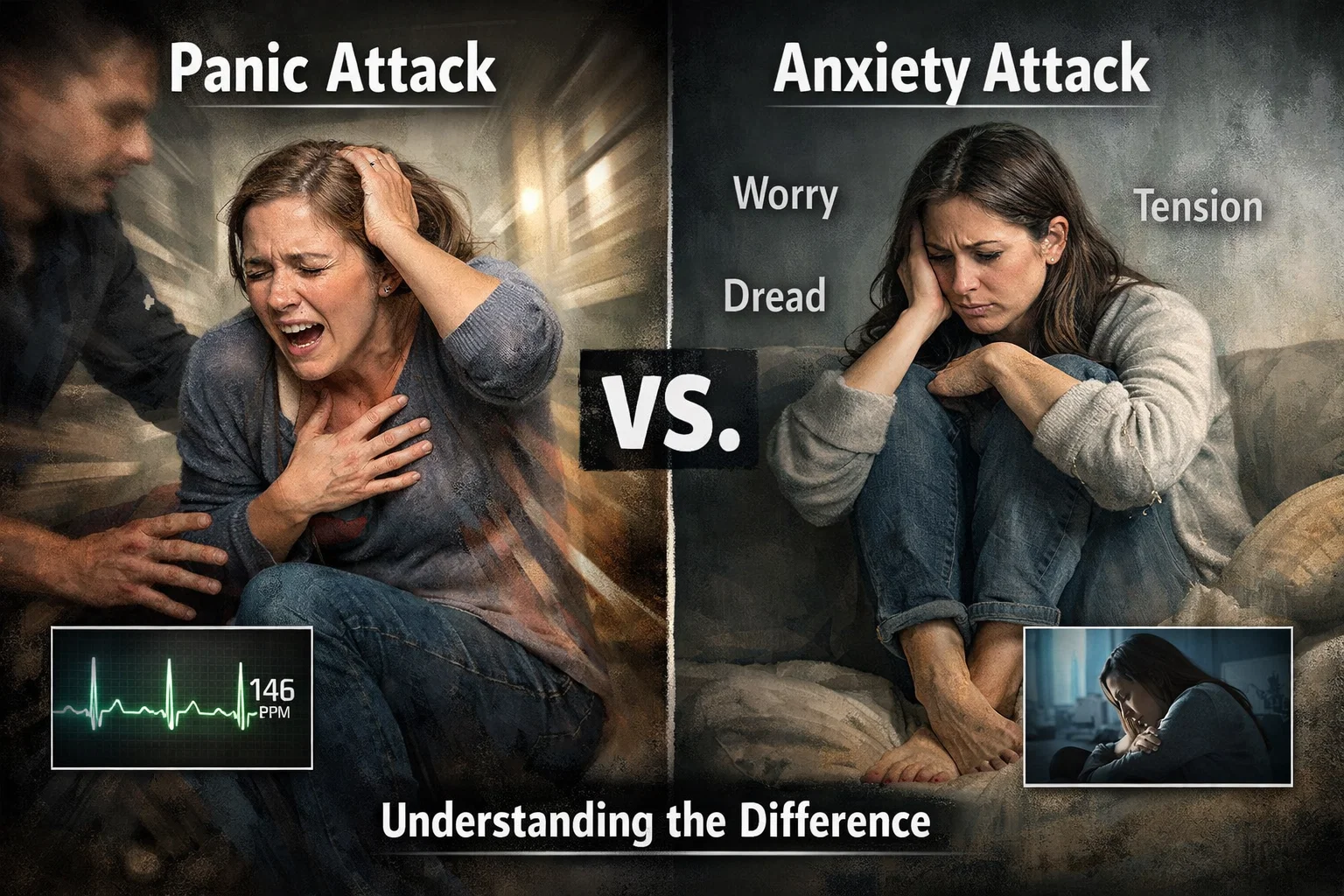 Panic Attacks vs. Anxiety Attacks: Understanding the Difference