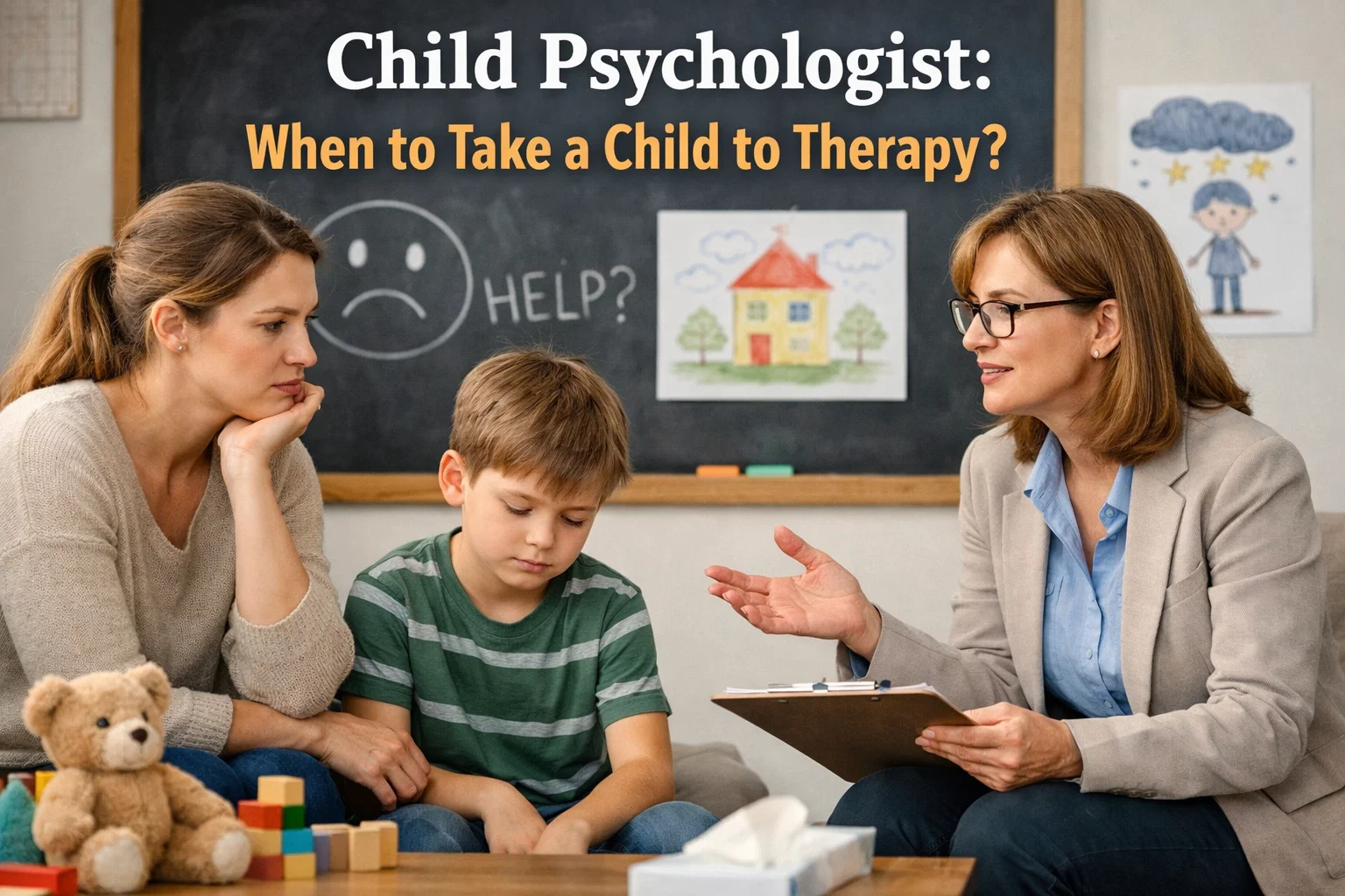 Child Psychology: A Parent's Guide to Knowing When Your Child Needs Therapy
