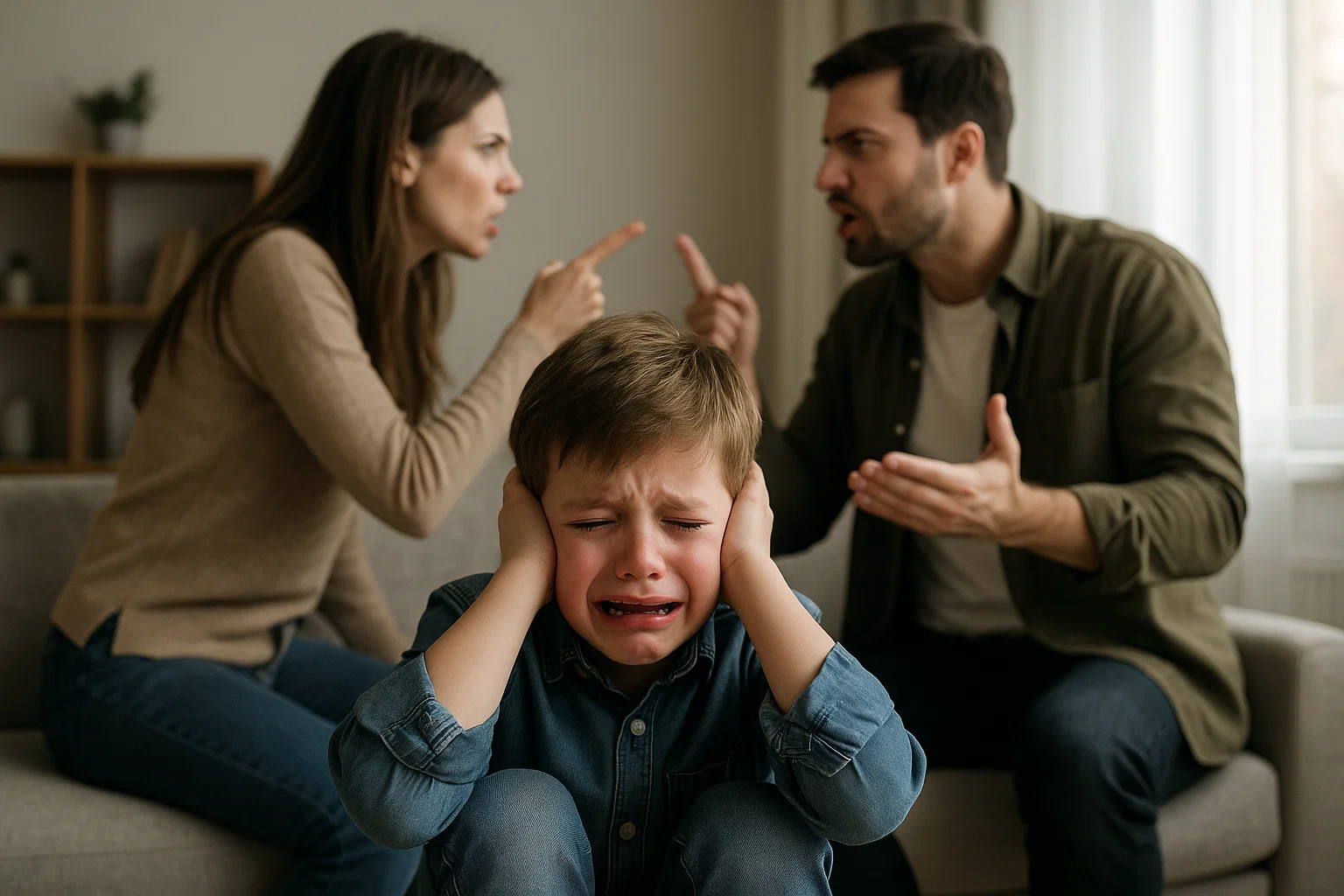 How parental arguments affect children's emotional well-being