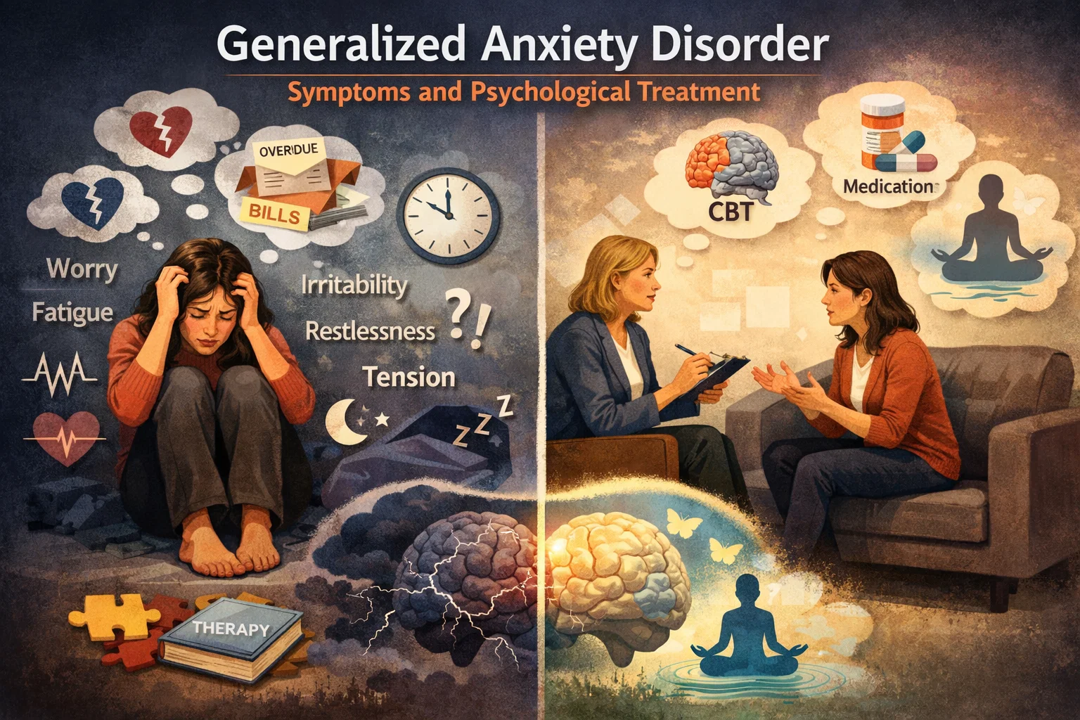 Generalized Anxiety Disorder: Symptoms and Psychological Treatment
