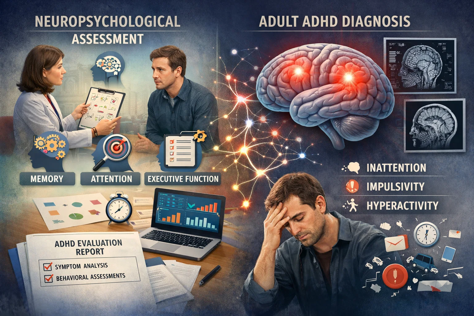 The role of neuropsychology in the diagnosis of ADHD in adults.