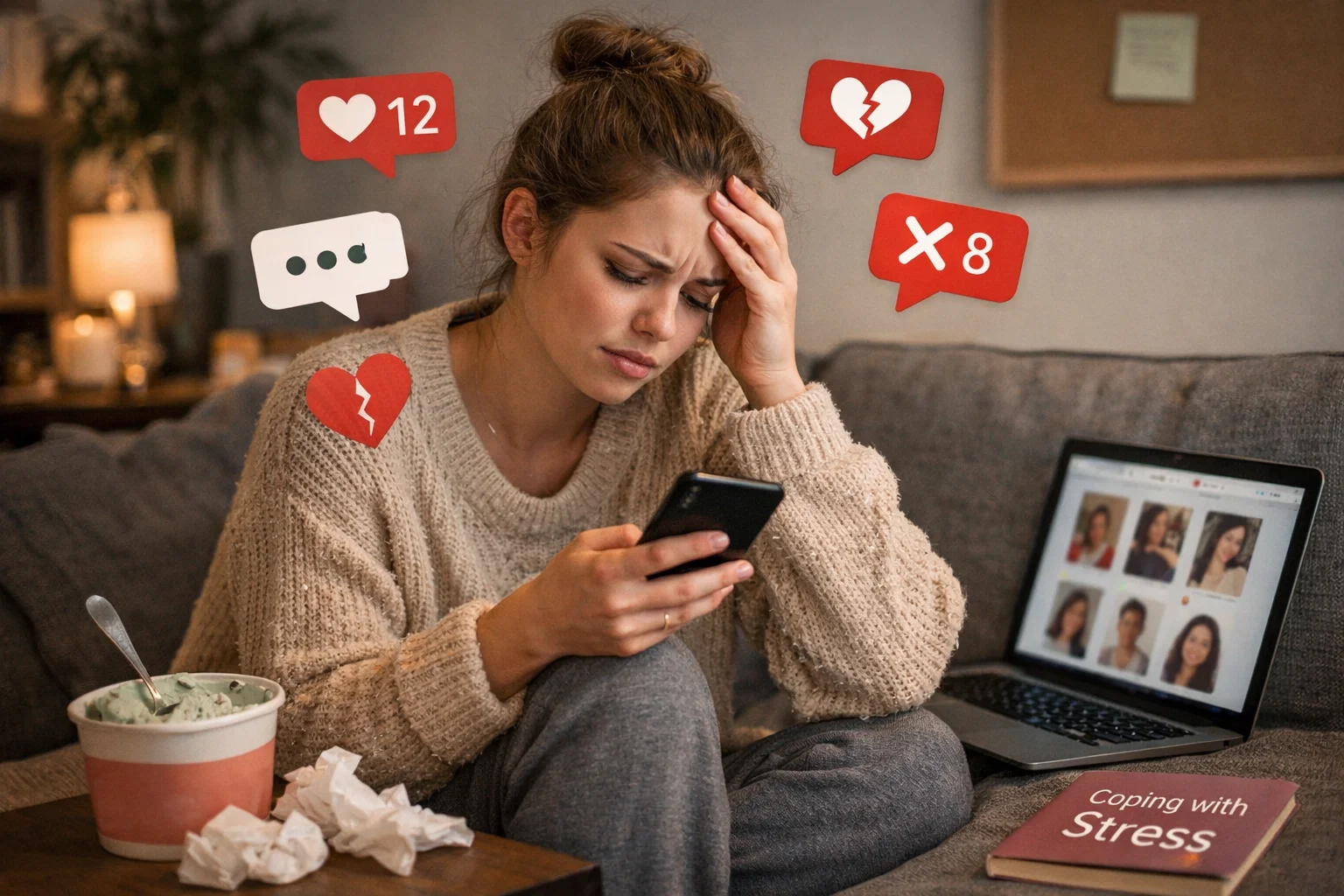 Dating Apps Can Be Stressful, Here's How to Cope